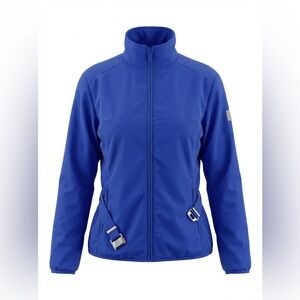 POLO JEANS CO. MENS SKI JACKET ROYAL BLUE WITH BUCKLE SIZE L